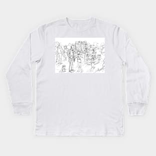 Alexander Majors Kids Long Sleeve T-Shirt